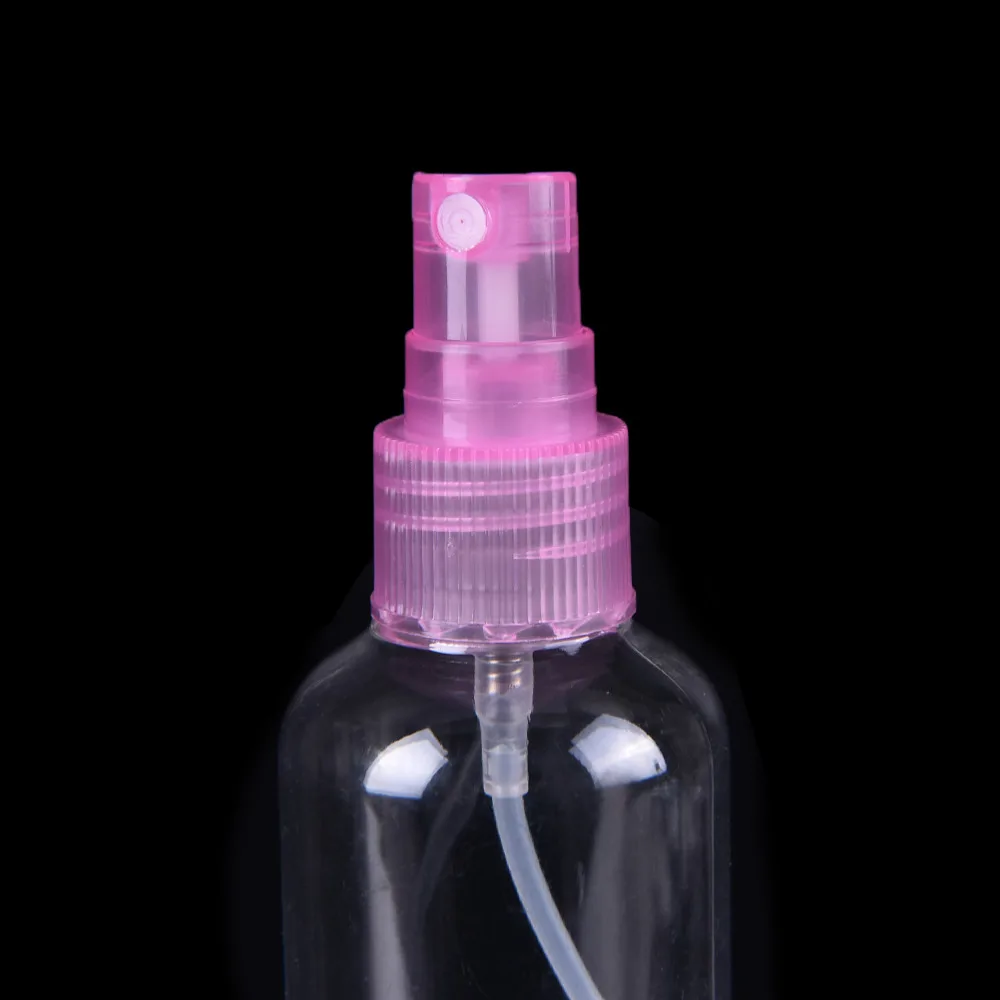 5 шт. мини маленькие пустые пластиковые духи прозрачные Атомайзеры, бутылочки с пульверизатором 100 мл