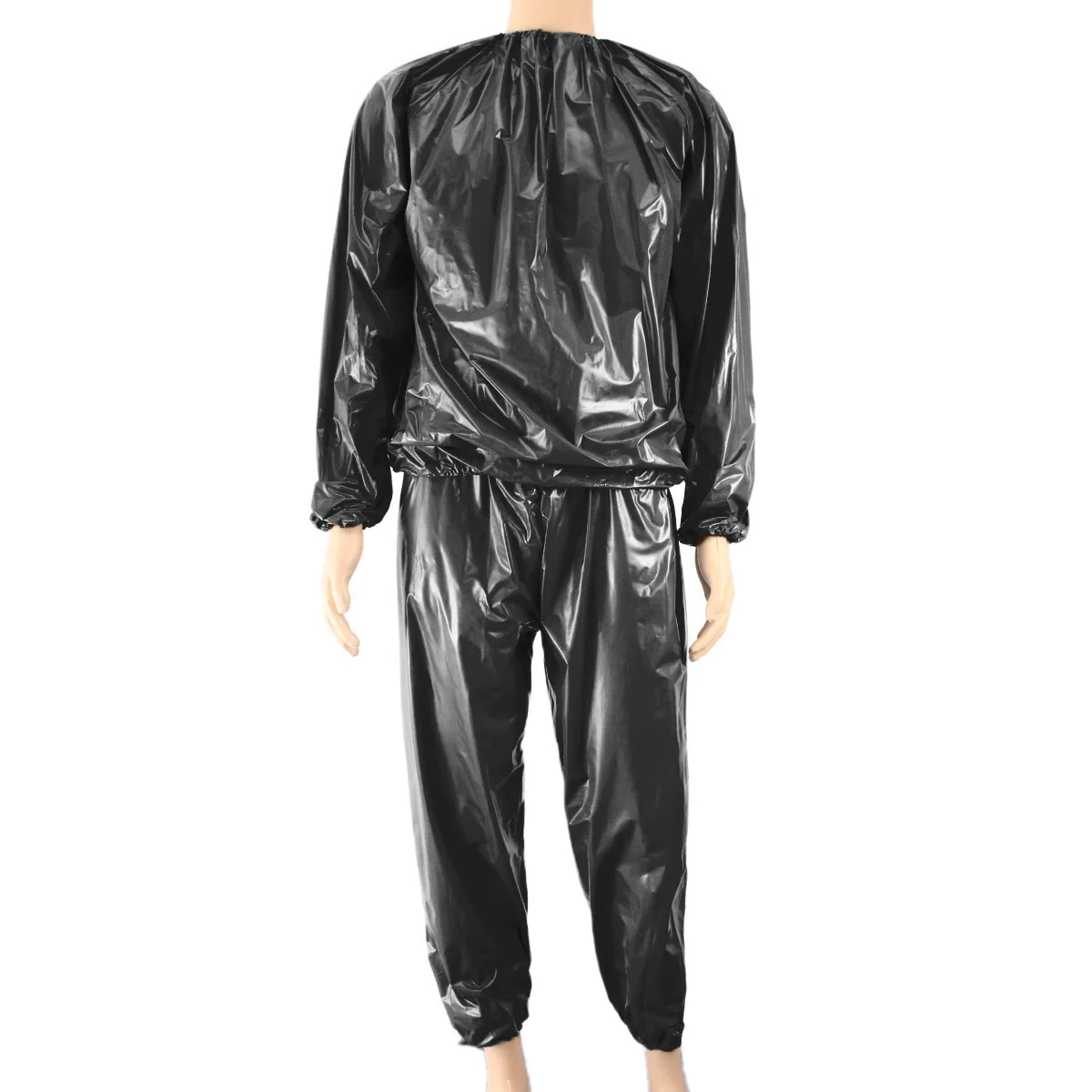 Fitness Waterproof PVC Heavy Duty Sauna Suit Sweat Clothes Gym Training