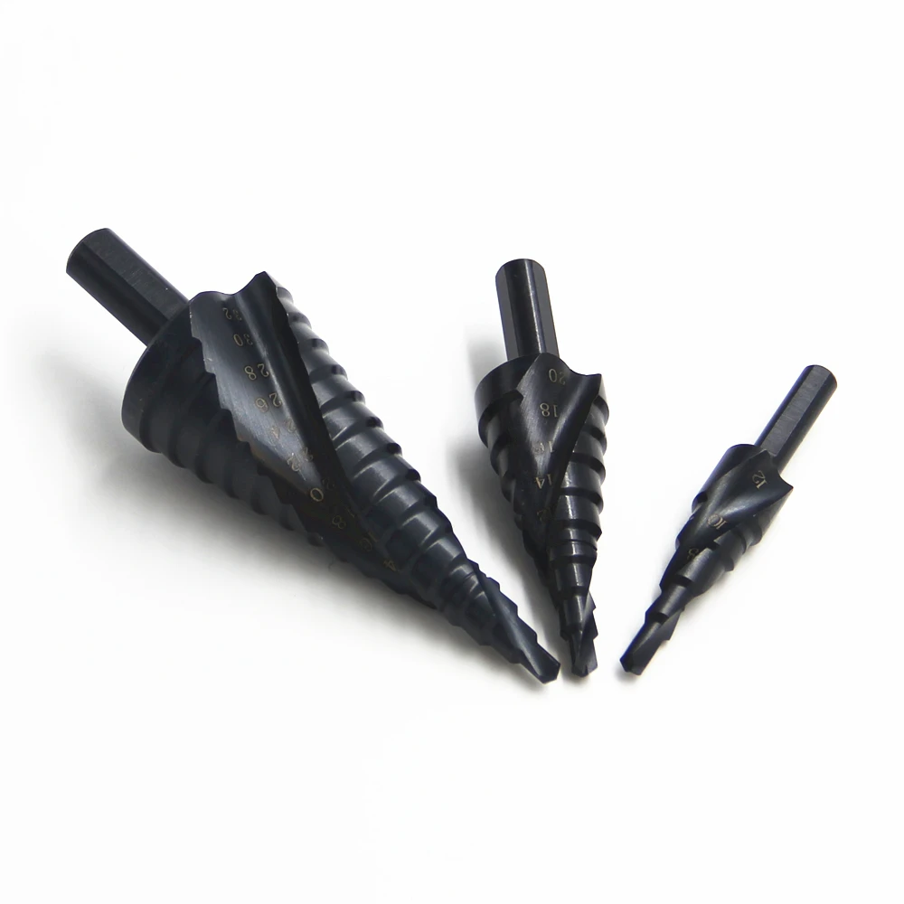 12 NEW 1//4/" DRILL BITS HSS BLACK NITRIDED