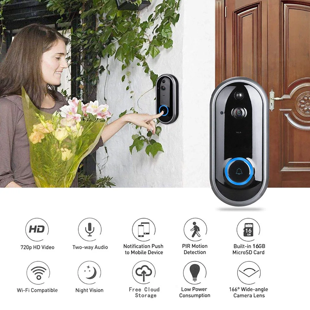 wireless WIFI IP video doorbell Intercom doorphone eyes for security smartphone video door bell camera call door phone system wireless WIFI IP video doorbell Intercom doorphone eyes for security smartphone video door bell camera call door phone system