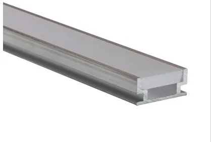 1 м/3 фута мелкий заподлицо алюминиевый канал u-образный алюминиевый экструзионный для гибкого/Жесткая светодиодная лента 10x1 м/Лот