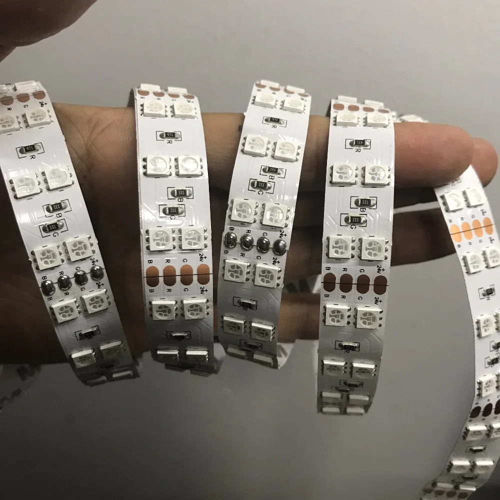 Водонепроницаемая светодиодная лента SMD 5050 RGB 24 В постоянного тока 600