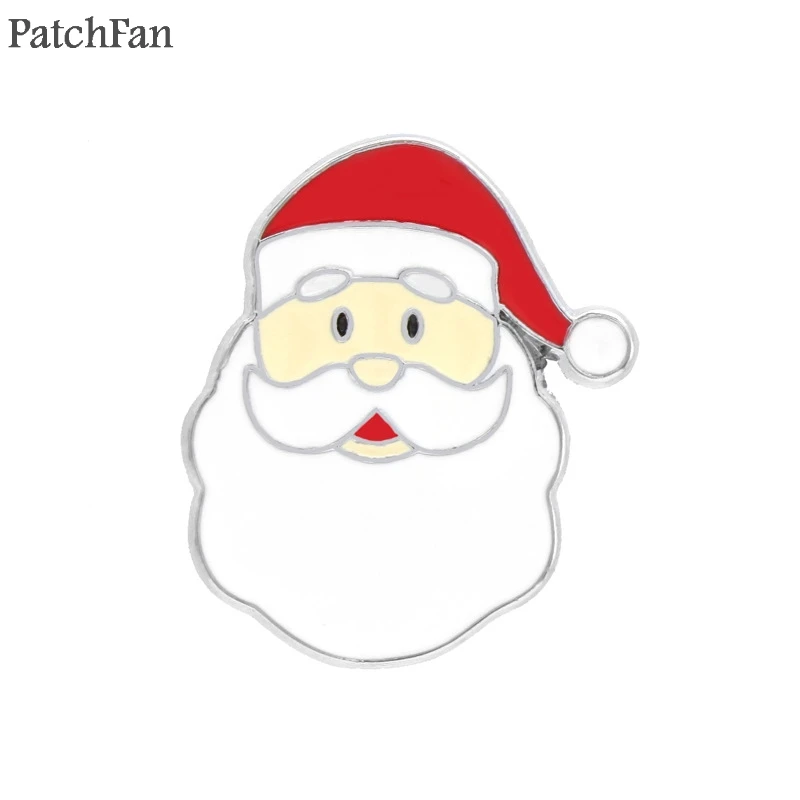 20 шт./лот Patchfan Дед Мороз цинк булавки для галстука рюкзак Броши Одежда для мужчин и женщин шляпа Декоративные значки медалей A1250