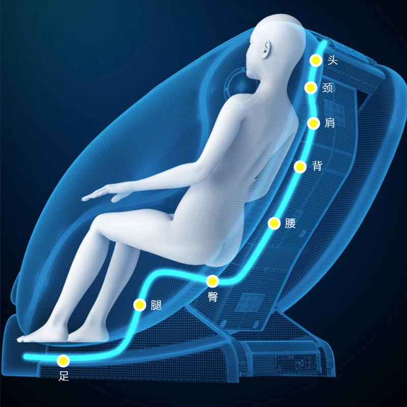 Роскошное Электрическое Массажное кресло многофункциональное разминание всего тела полностью автоматическое Домашнее использование нулевой гравитации массажный диван