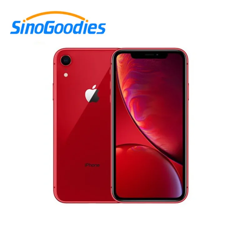 Apple iPhone XR разблокированный мобильный телефон полный экран Face ID 4G LTE 6," шестиядерный 12MP и 7MP 3GB rom 64 GB/128 GB/256 GB - Цвет: Красный