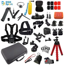 DSD Tech для GoPro аксессуары Go Pro 3 Way сцепление чехол для Hero 5 4 сессии черный SJCAM SJ4000 sj5000 Xiaomi Yi 4 K 13B