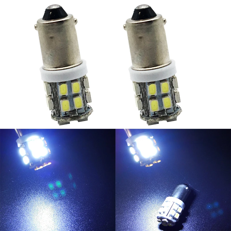 10 шт. высокое качество! Супер яркий светодиодный светильник BA9S 20 SMD 1206 12 В для