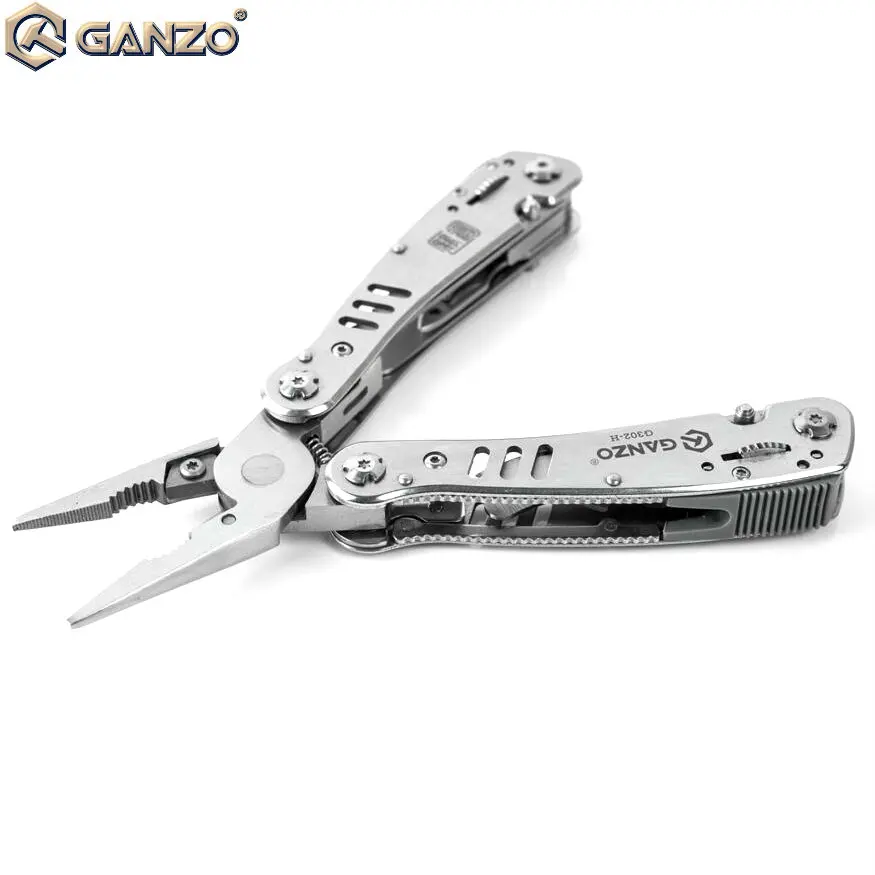 

Ganzo G302H G302-H Motor Multi Pliers Tool Kit Nylon Pouch Nice Combination Stainless Steel Folding Knife Pliers For Camping