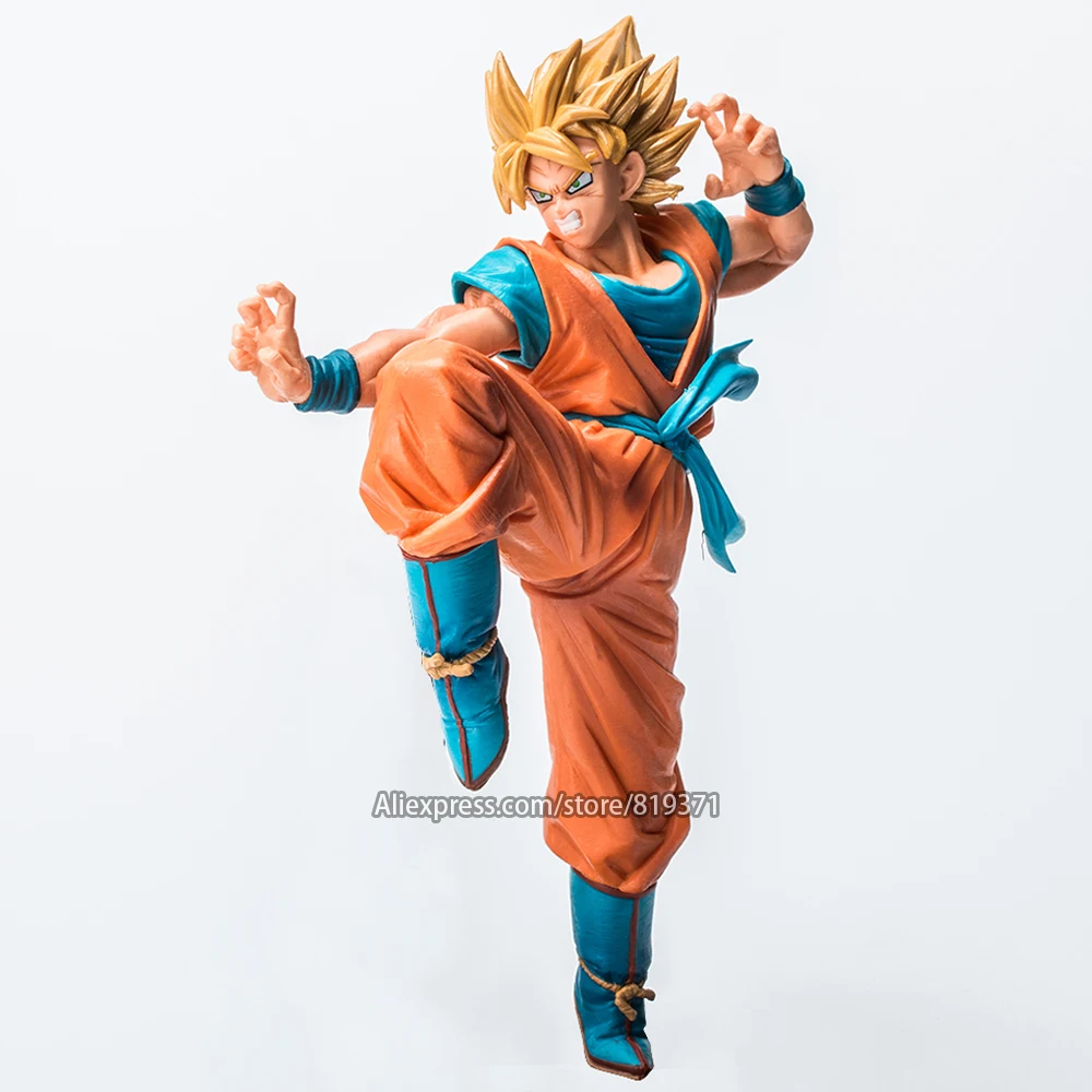 battle damaged goku action figure