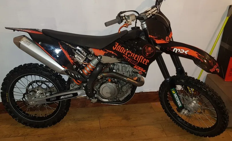 Стикеры команда Графический задний план наклейка для KTM 125 150 200 250 300 350 400 450 525 SX SXF SX-F 2007-2010 SX EXC XCF XC-F 2008-2011