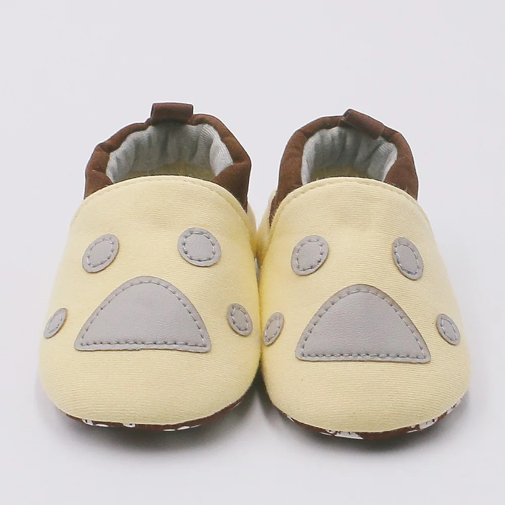 Первые ходунки CartoonShoes Bebe мокасины для малышей 0-24 м нескользящая Мягкая подошва обувь для маленьких мальчиков и девочек