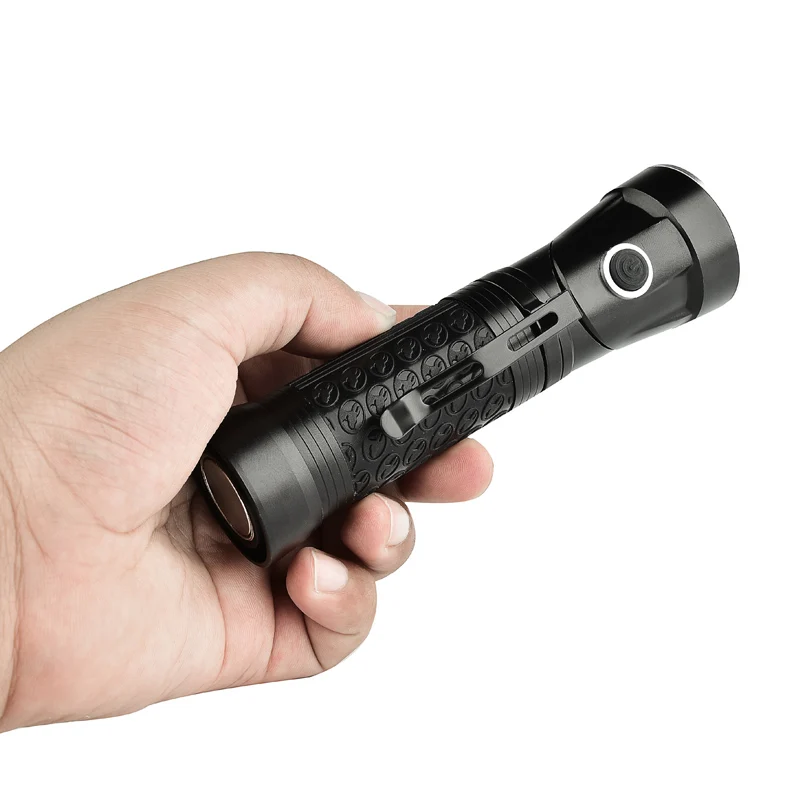 led flashlight t6+cob