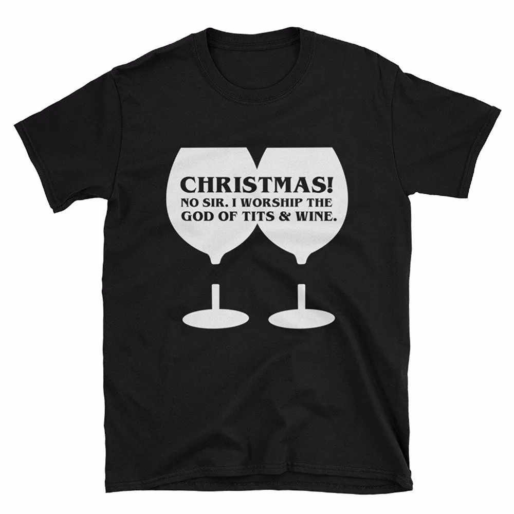 Customize Tee Shirts Regular I Worship The God Of Tits And Wine Crew Neck Short-Sleeve Mens Tee Shirt Customize Tee Shirts Regular I Worship The God Of Tits And Wine Crew Neck Short-Sleeve Mens Tee Shirt