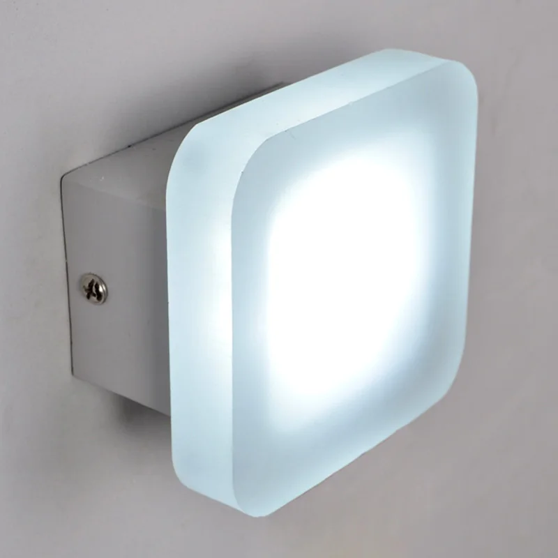 

Modern led wall lights for foyer ,guest room , children room ,fashion simplicity personality square led wall lamp