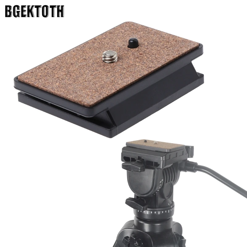 

2018 High Quality BGEKTOTH Tripod Quick Release Plate Screw Adapter Mount Head For YUNTENG 288 DSLR Camera