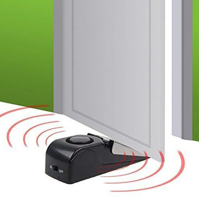 Беспроводная вибрационная срабатывающая домашняя клиновидная образная пробка аварийная система безопасности дверной стоп-сигнал блокирующая система