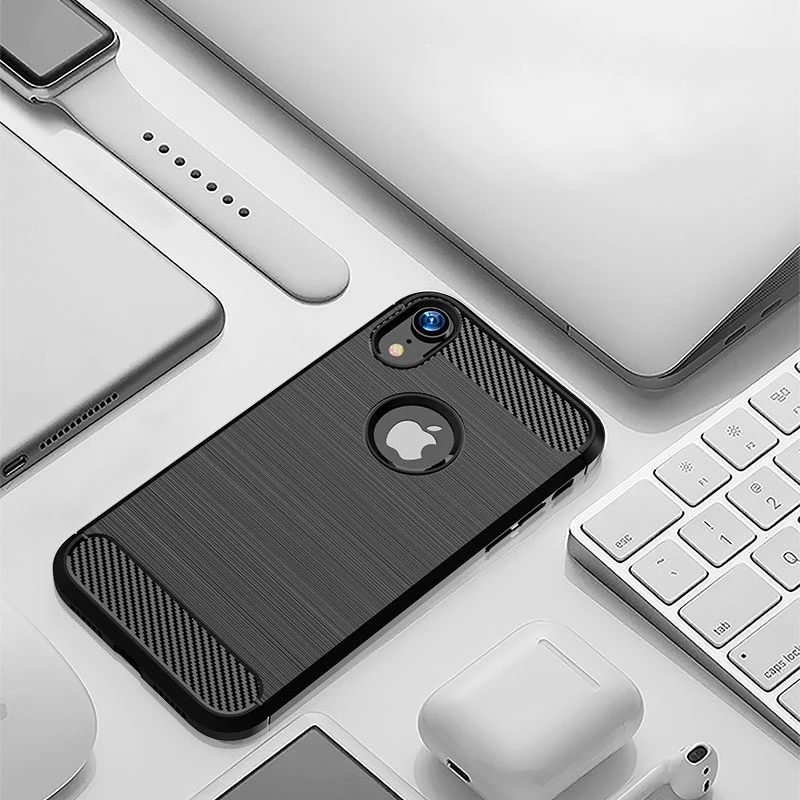 FERISING Case For iPhone X Case Silicone TPU Bumper XS Max Case Shockproof Carbon Cover for iPhoneX XS XR XSMAX Funda Capa Coqua FERISING Case For iPhone X Case Silicone TPU Bumper XS Max Case Shockproof Carbon Cover for iPhoneX XS XR XSMAX Funda Capa Coqua