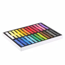 6/12/24/36 Цвет нетоксичный мягкий мелок для волос Пастель набор краситель временноого цвета волос Цвет Мел Набор «сделай сам» для Красота уход инструмент для укладки волос