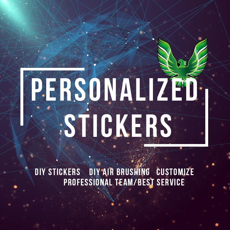

Personalized Custom Stickers Customized Car Toy Stickers DIY Air Brushing Banner Poster Decal Any Size For Party Sport Game
