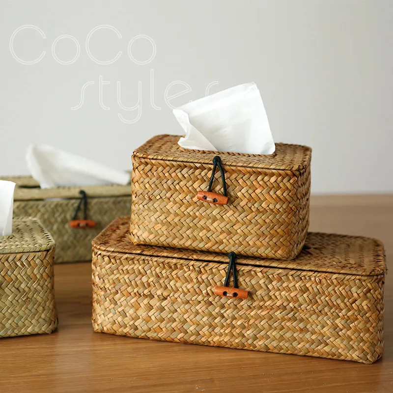 

Cocostyles InsFashion creative handmade tissue boxes for modern home decor