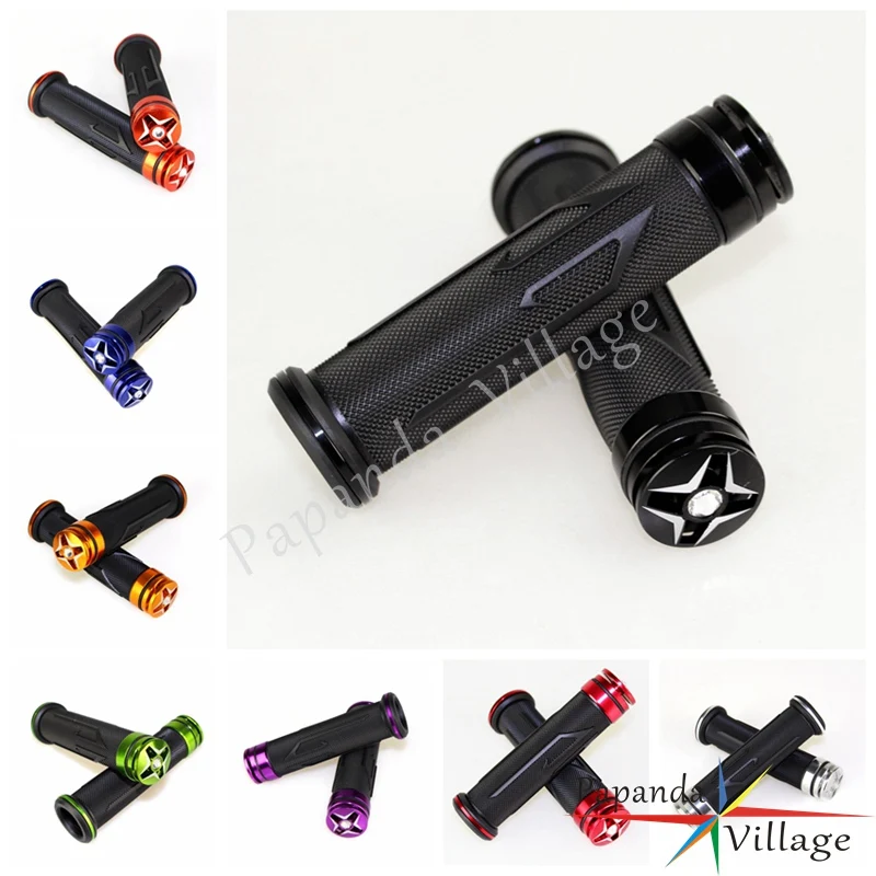 Car-Styling 1 Pair Of 7/8" 22mm Universal Rubber Motorcycle Handlebar Hand Grips