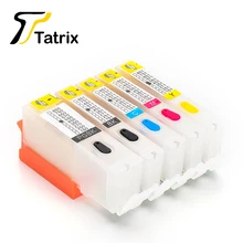 Tatrix For Canon PGI-550 CLI-551 Refillable Ink Cartridge For Canon PIXMA MG5450 MG5550 MG5650 MG6350 MG6450 MG6650 MG7150