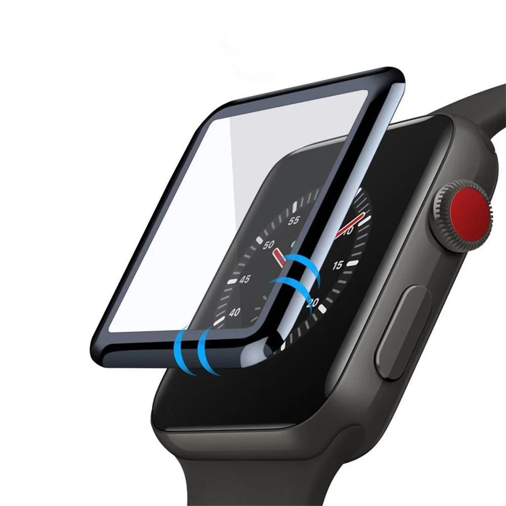 Защитная пленка для Apple Watch защитная из закаленного стекла 1/2/3 38 мм 42