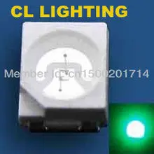 Ультра яркие красные/зеленые/1210 светодиод чистый зеленый SMD СВЕТОДИОД 3528 посылка 505-530nm 3,0-3,5 V 200 шт