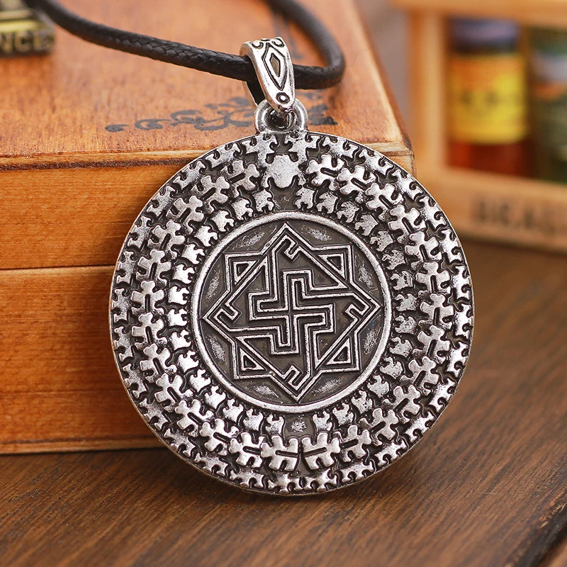 

1pc Slavic Amulet Antique Valkyrie Totem Pendant Symbol Brave Jewelry Talisman Pendant
