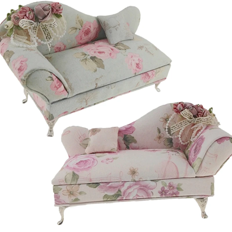 

CXZYKING Fashion Handmade Doll Sofa Luxury Jewelry Box Home Toys Furniture For Dolls Accessories For Baby Girls Best Gifts