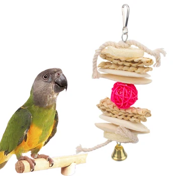 

PipiFren Parrots Toys And Accessories Bird Toys For sepia Cuttlefish Bone Conure And Budgie Parakeet Supplies Cage Decoration