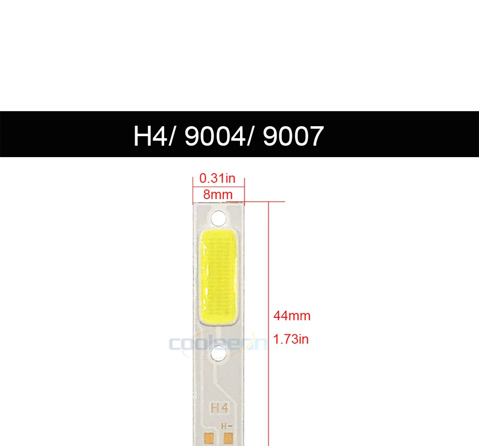C6 Car Headlight Bulbs COB LED Chip On Board Light Source H1 H4 H7 H11 9004 9005 9006 9007 9012 880 Headlamp COB Lamp (3)