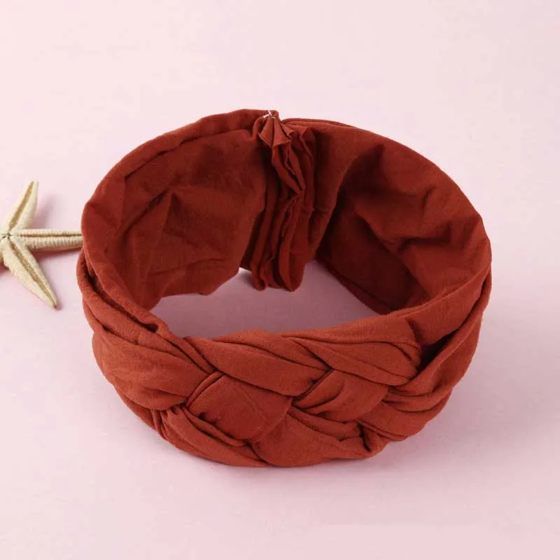 baby accessories doll	 Baby Headband Twist Top Knot Soft Girl Nylon Hair Accessories Toddler Solid Turban Newborn Photo Props Kid Lovely Headwrap best Baby Accessories Baby Accessories
