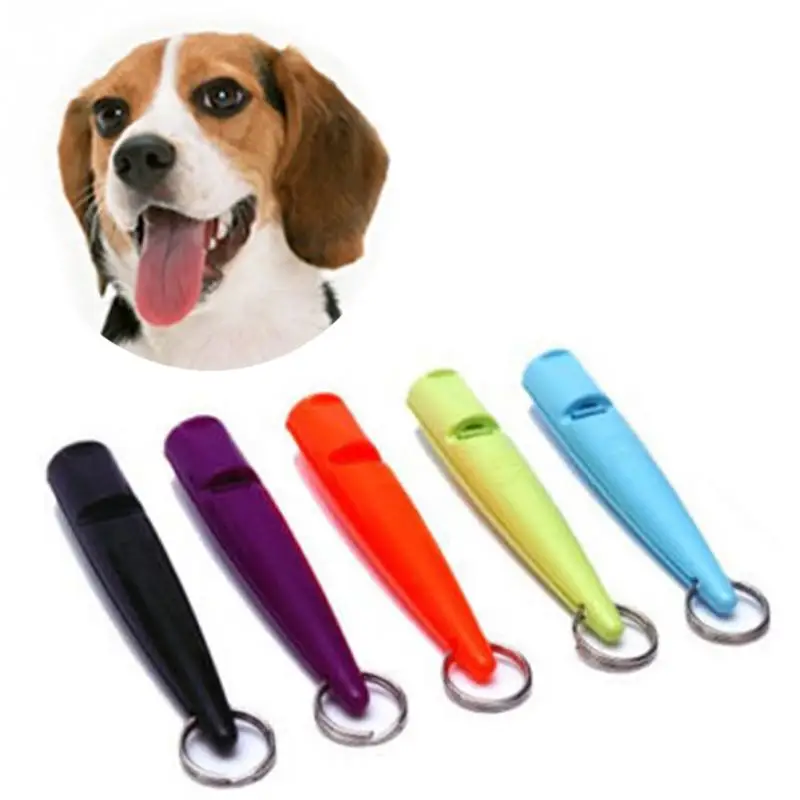 

Dog Repeller 80mm Pet Dog Training Adjustable Whistle Pitch Anti Bark Ultrasonic Sound Dogs Training Flute Pet Supplies #0920