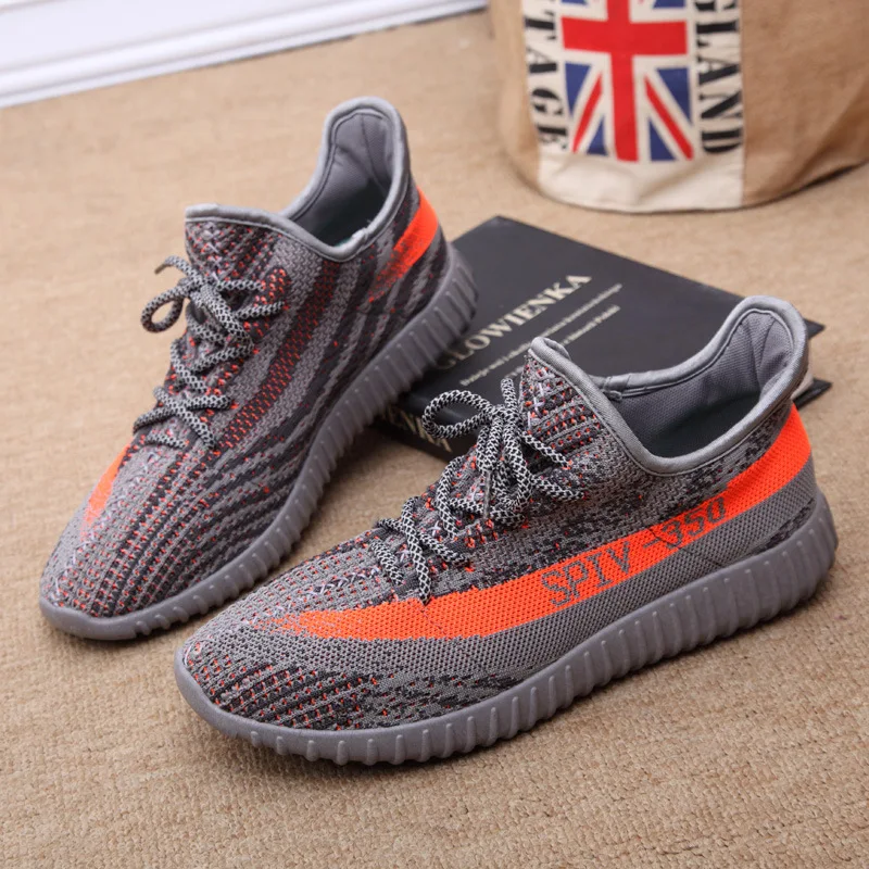 

Summer Breathable Men Running Shoes Yee zi 350 Outdoor Women Air Mesh Sports Shoes Sneakers Lovers Walking Shoes Boots V2