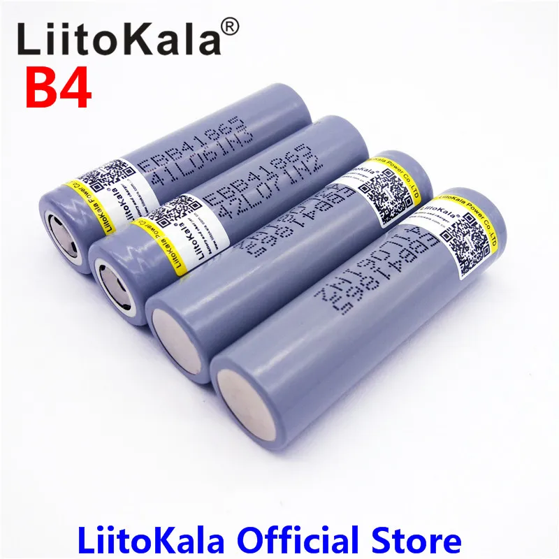 LiitoKala B4 18650 2600mah 3,6 V Battrey для B4, Мобильная мощность, фонарик, аудио, высокая мощность разряда, аккумулятор