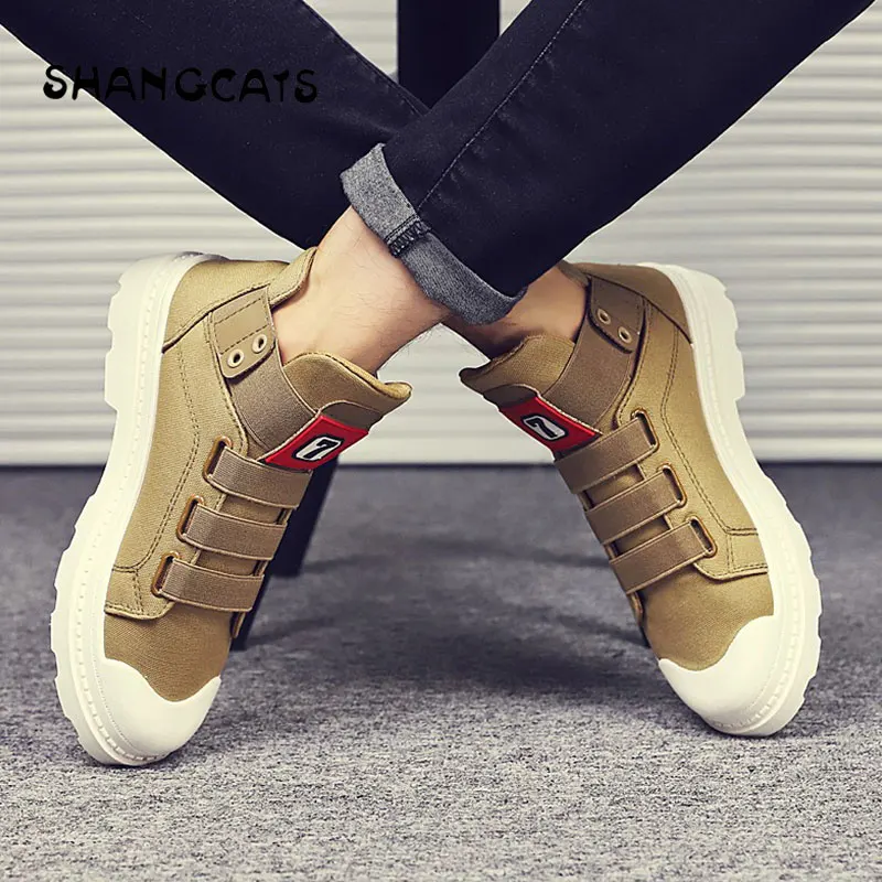 Winter shoes for men Casual Popular Sneakers Men's Vulcanize Shoes High Style Solid Colors Male Sneakers New Feel Canvas Shoes Winter shoes for men Casual Popular Sneakers Men's Vulcanize Shoes High Style Solid Colors Male Sneakers New Feel Canvas Shoes