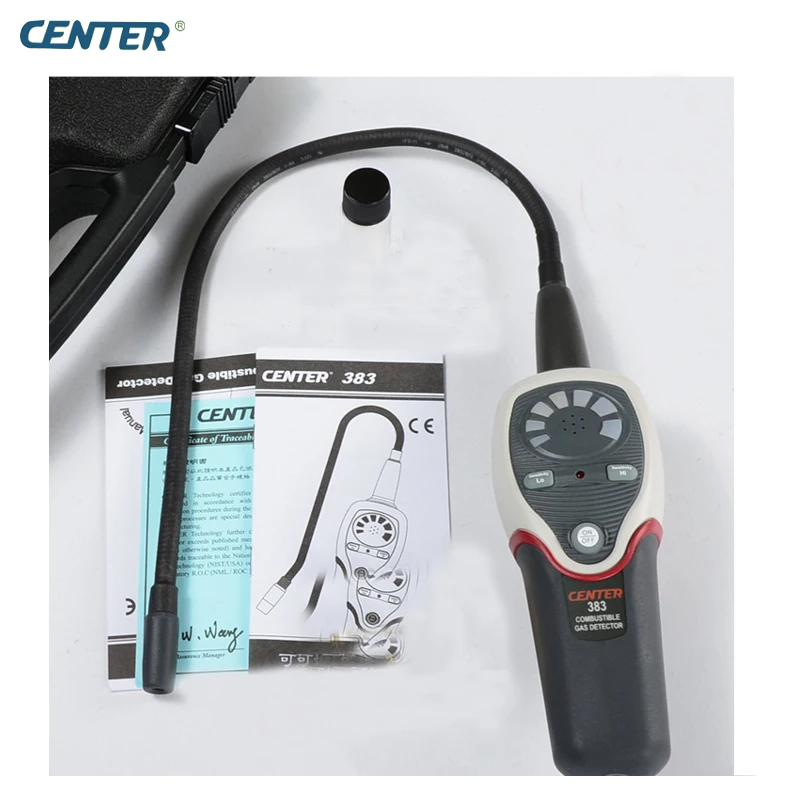 Handheld Combustible Gas Detector Tester CENTER383in Gas Analyzers