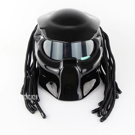 Защитный CET анфас Мото шлем матовый черный/яркий черный/Серебряный Шлем маска из стекловолокна персональный мотоциклетный шлем горячая распродажа - Цвет: Bright Black
