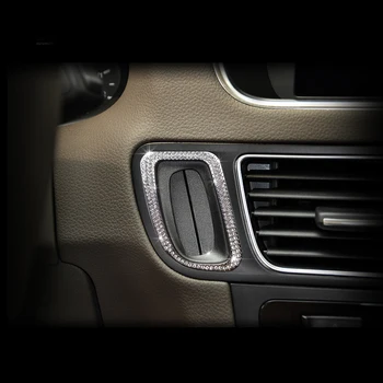 

Diamond Style Key Engine Start Hole Frame Cover Trim For Audi Q5 2009-2017