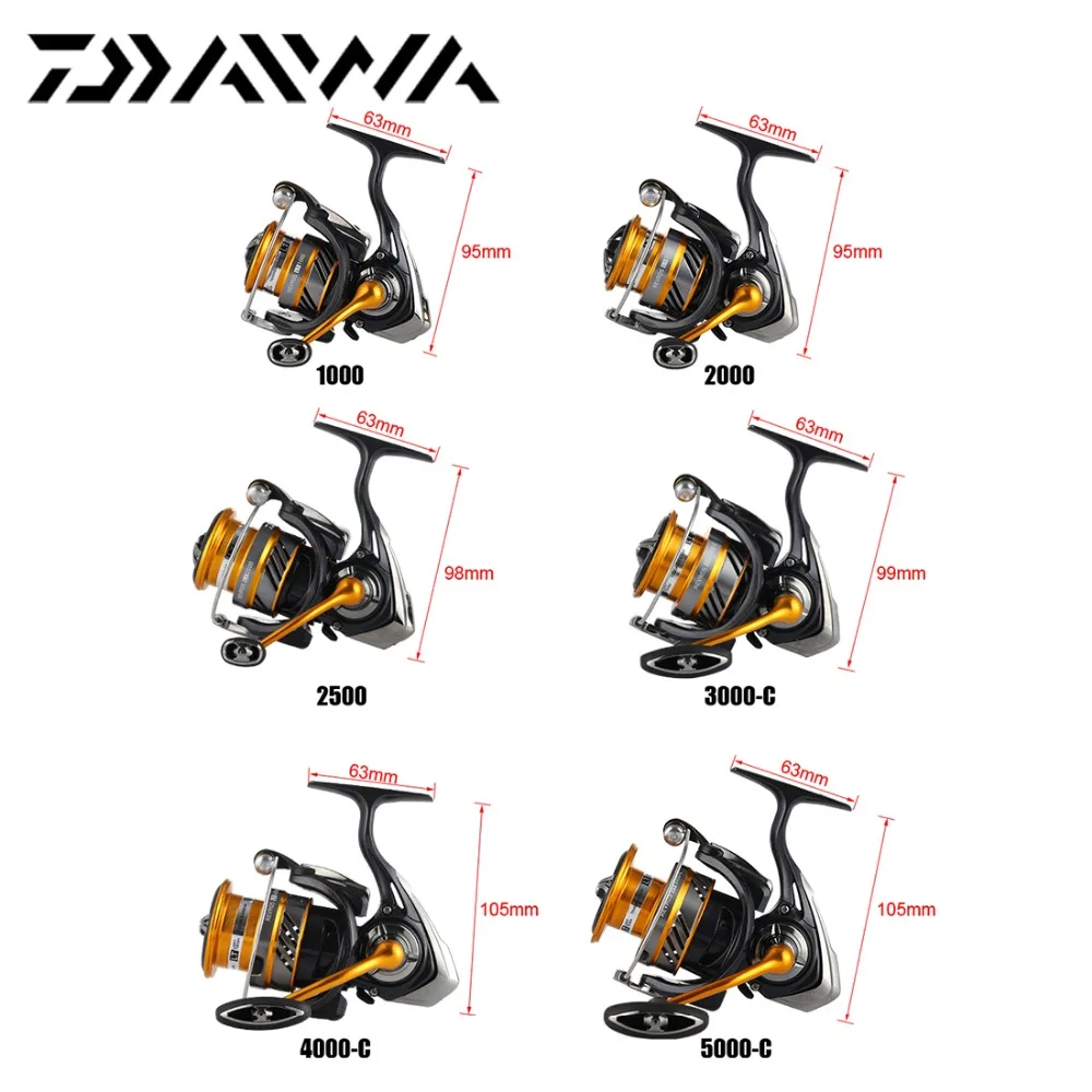 2019 DAIWA REVROS LT 1000 2000 2500 3000C 4000C 5000C спиннинговая Рыболовная катушка с алюминиевой
