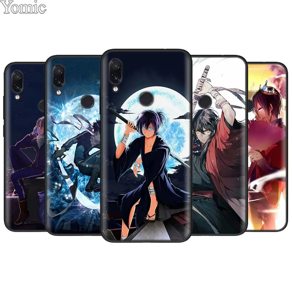 

Anime Yukine Noragami Black Case for Xiaomi Redmi 7 6 5 Note 7 5 6 Pro 4X 5A 6A S2 GO Poco F1 Soft Silicone Case Cover