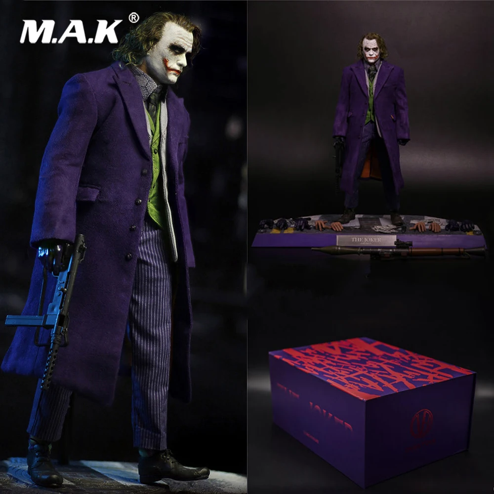 

For Collection 1/6 Scale Full Clown Joker Planted Hair Boxed Set Action Figure With Box Model for Fans Collectible Gifts
