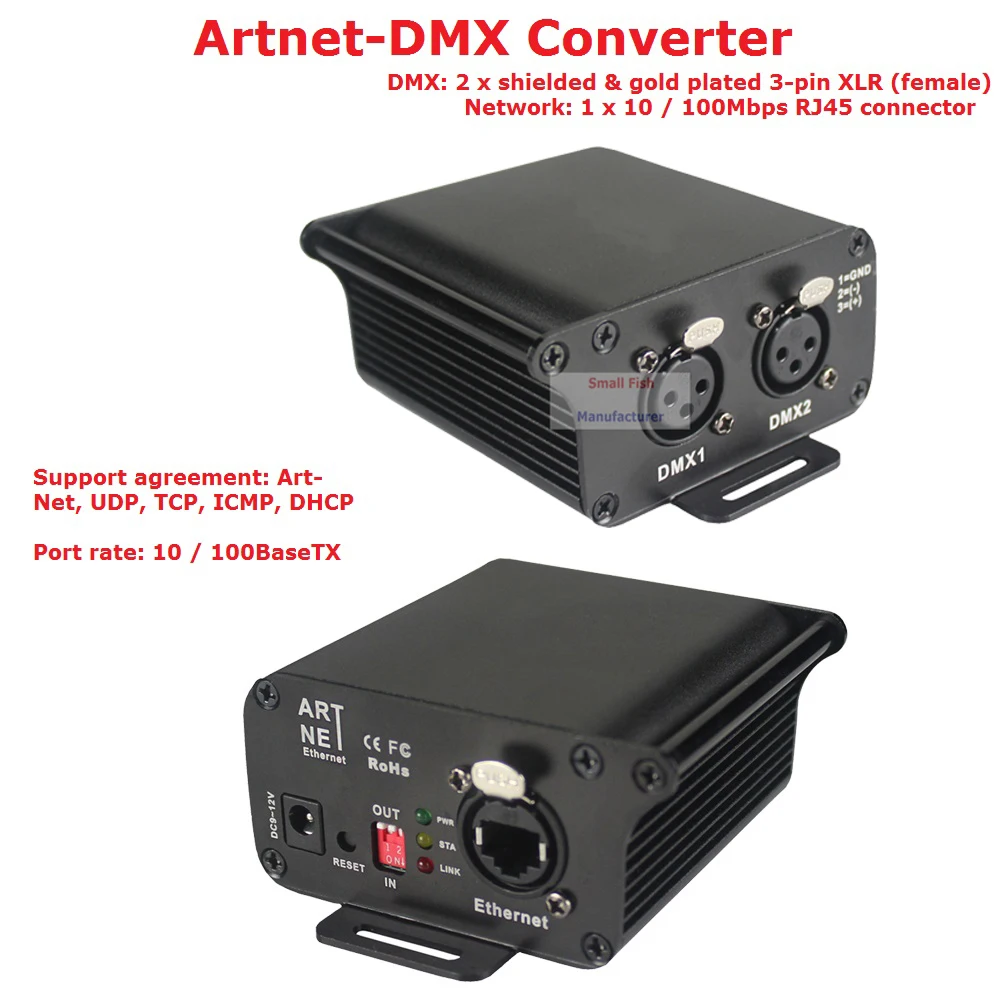 ^Cheap Bidirectional signal converter 1Pcs/Lot DC9-12V Artnet-DMX Converter Professional Standard DMX512 Output RJ45 Net Connectors ^Cheap Bidirectional signal converter 1Pcs/Lot DC9-12V Artnet-DMX Converter Professional Standard DMX512 Output RJ45 Net Connectors