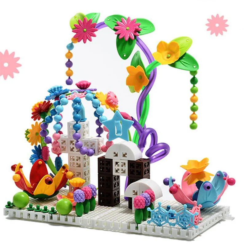 

Kids Toys for Children with Box Pop Bead Pearl DIY Bead Toys Building Blocks Intelligence Education Toys Birthday Christmas Gift