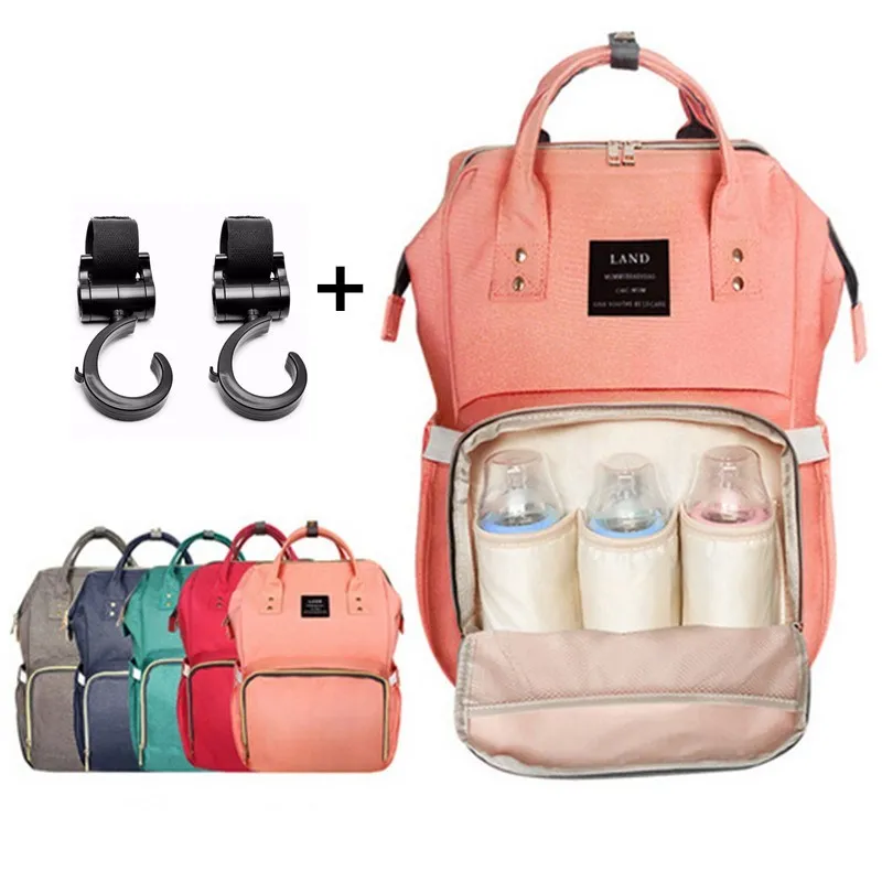 Сумки для подгузников большой емкости детские подгузники сумка Мумия дорожные рюкзаки уход за ребенком сумка для мам Материнство с 2 шт