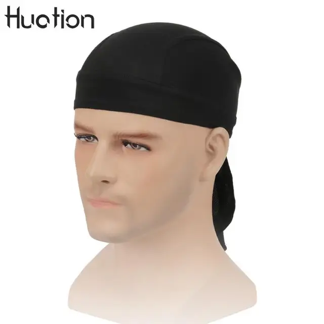 Cool Biker Lined Skull Cap Bandana Riding Hiking Motorcycle Head Wrap