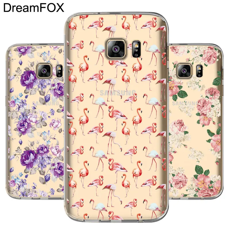 DREAMFOX L580 Fashion Flower Soft TPU Silicone Case Cover For Samsung Galaxy Note S 6 7 8 9 10 10e 11 11e Lite Edge Plus |