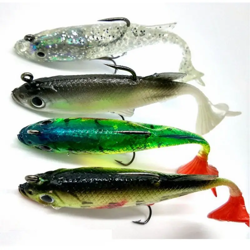1Pcs Top Quality Soft Bait Sea Fishing Lure Lead Jig Head Fly fishing