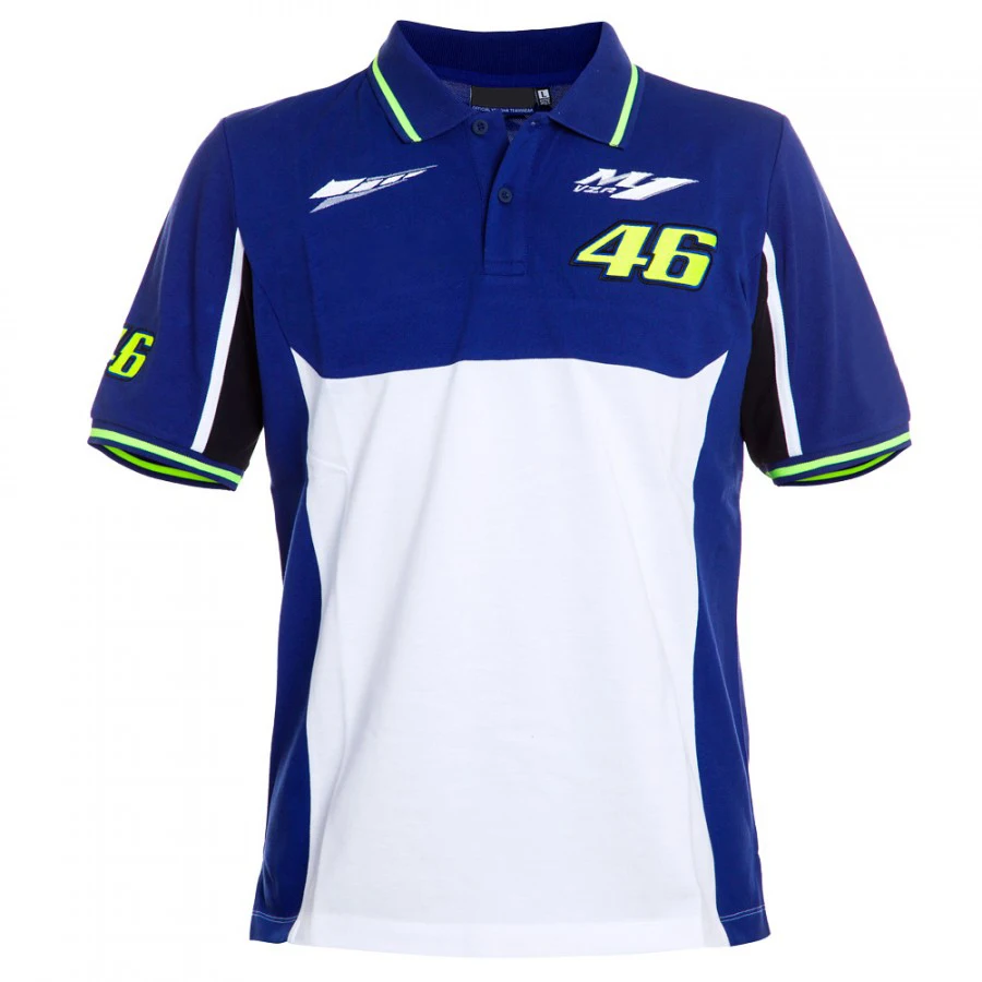 Prix pour 100% Coton Luna Rossi VR46 M1 Racing Team Moto GP Polo Chemise Moto VR46 Polo T-Shirt Prix pour 100% Coton Luna Rossi VR46 M1 Racing Team Moto GP Polo Chemise Moto VR46 Polo T-Shirt